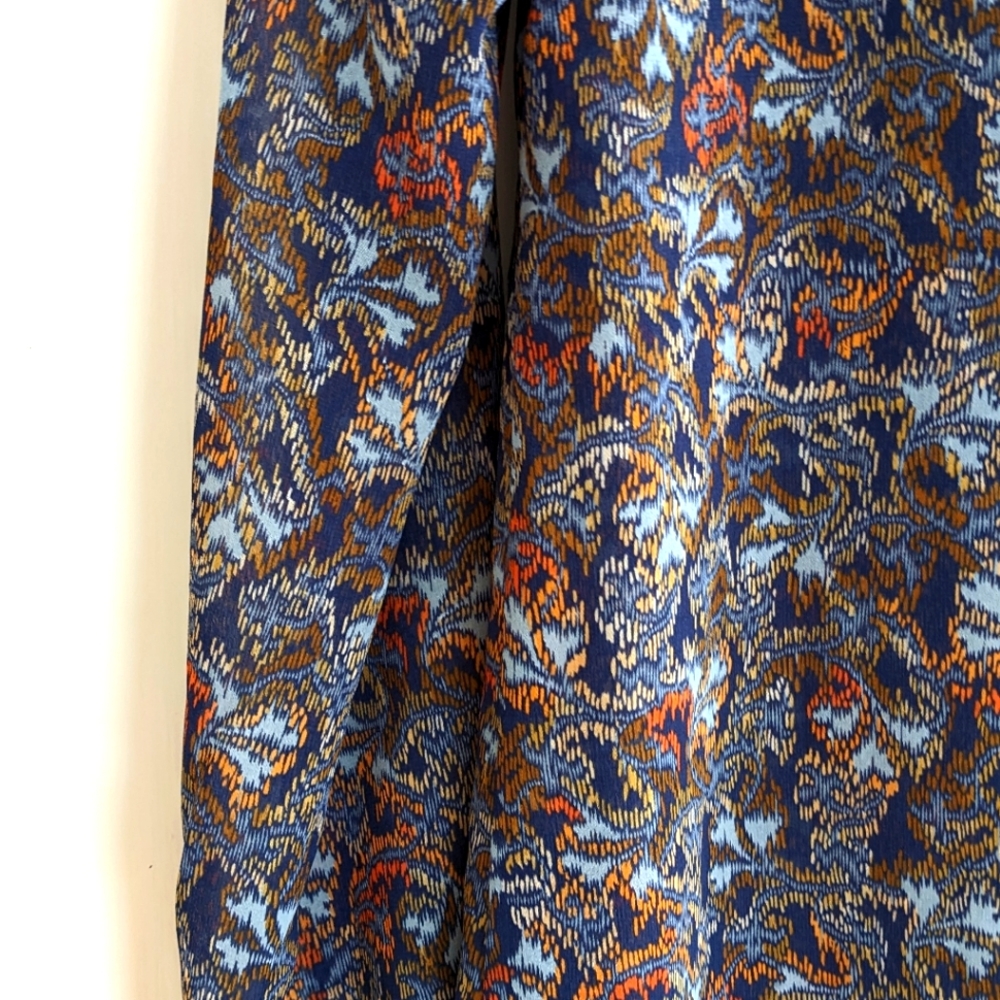 Cabi Floral Tapestry blouse EUC